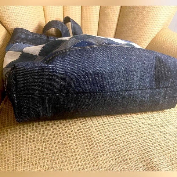 Handcrafted bluejean tote - new - Picture 5 of 6